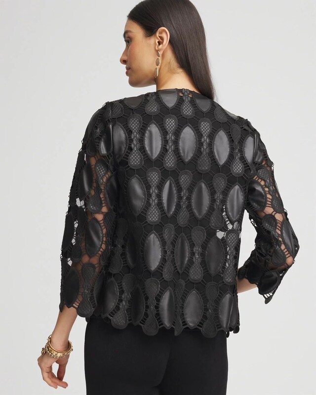 Travelers Collection Faux Leather Jacket - image 3